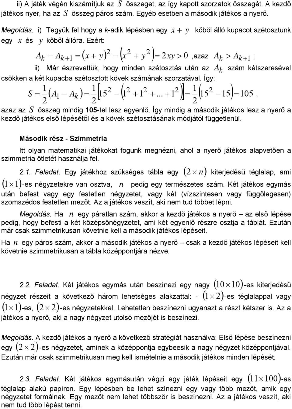 Matematikai játékok. Svetoslav Bilchev, Emiliya Velikova - PDF Ingyenes  letöltés