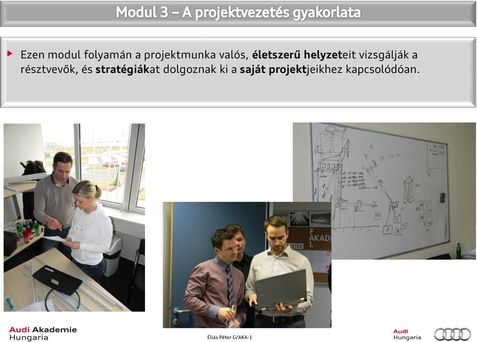 helyzeteit vizsgálják a résztvevők, és