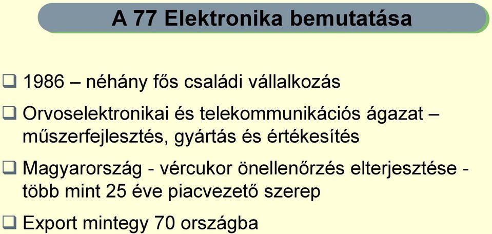 gyártás és értékesítés Magyarország - vércukor önellenőrzés