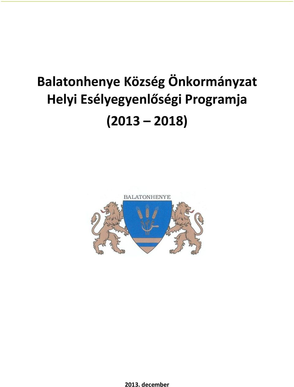 Esélyegyenlőségi