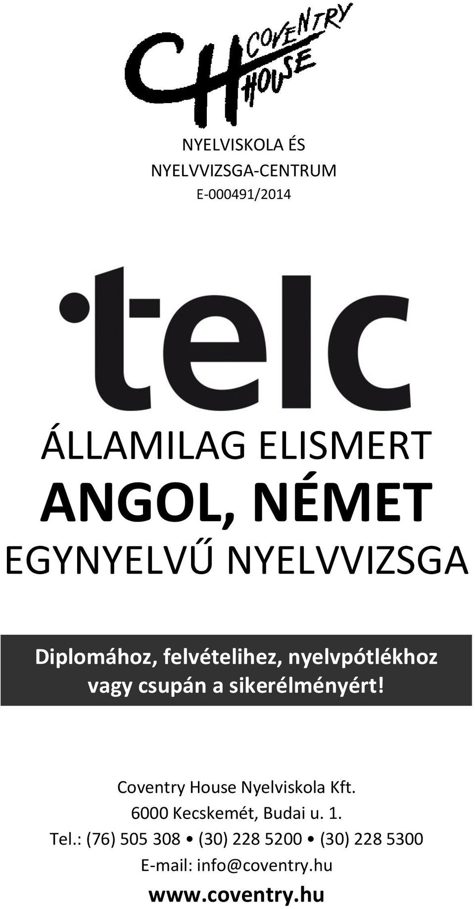 EGYNYELVŰ NYELVVIZSGA - PDF Ingyenes letöltés