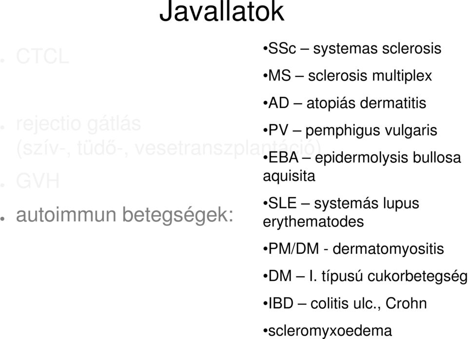 pemphigus vulgaris EBA epidermolysis bullosa aquisita SLE systemás lupus