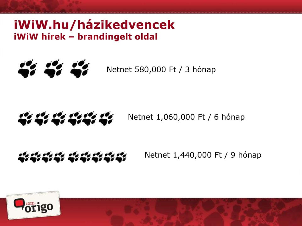 Ft / 3 hónap Netnet 1,060,000 Ft /