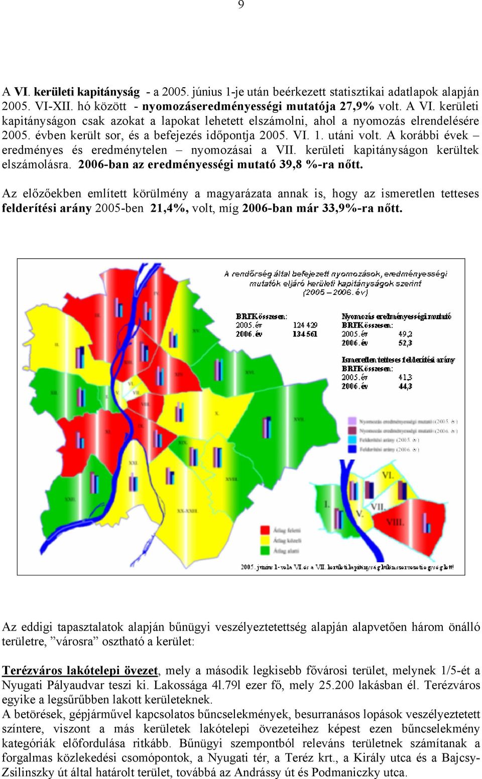 2006-ban az eredményességi mutató 39,8 %-ra nőtt.