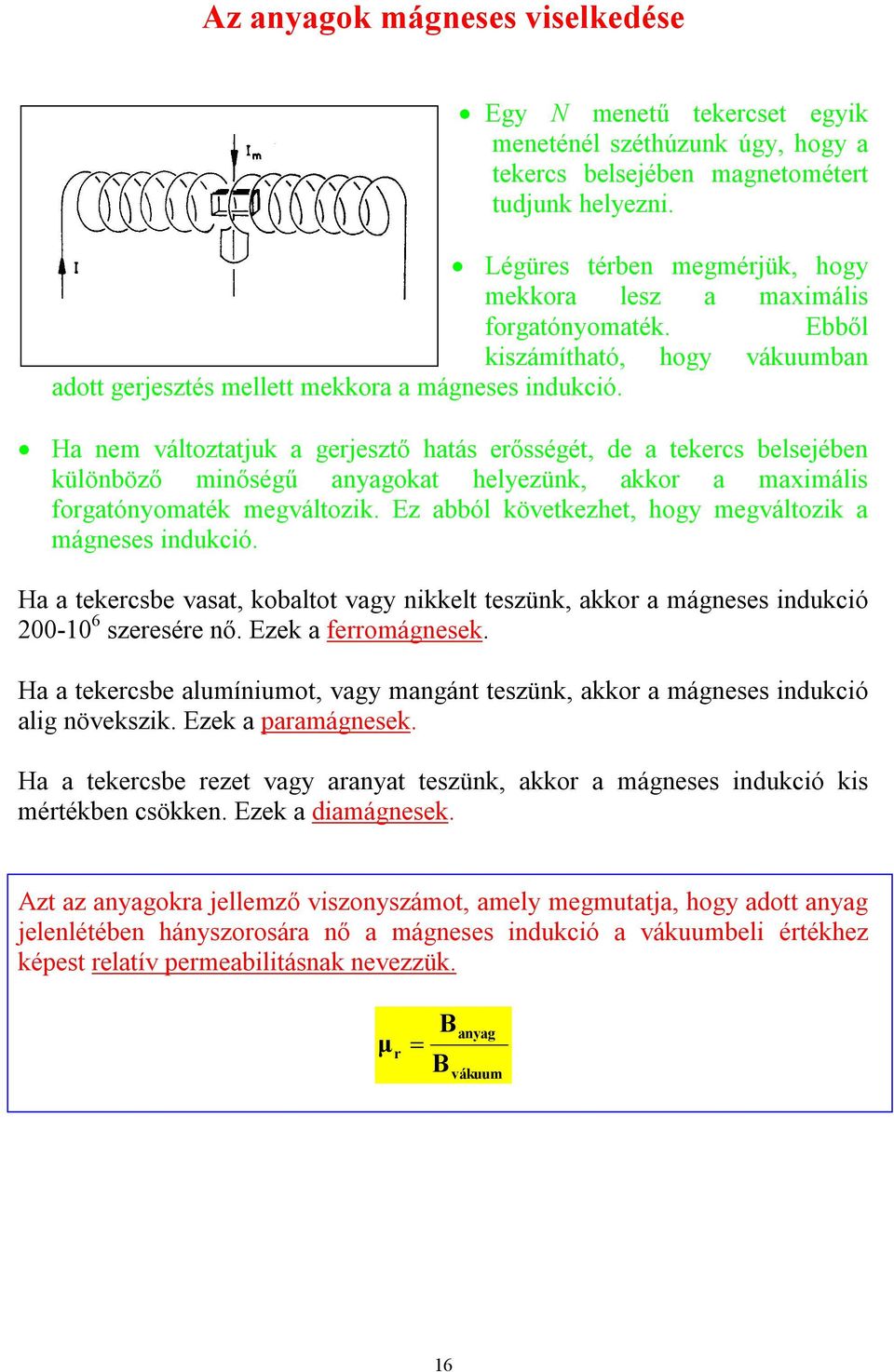 Időben állandó mágneses mező (Vázlat) - PDF Ingyenes letöltés