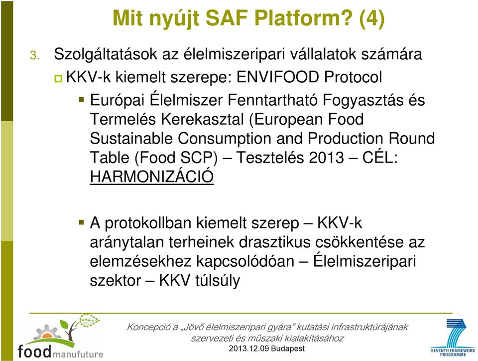 Élelmiszer Fenntartható Fogyasztás és Termelés Kerekasztal (European Food Sustainable Consumption and