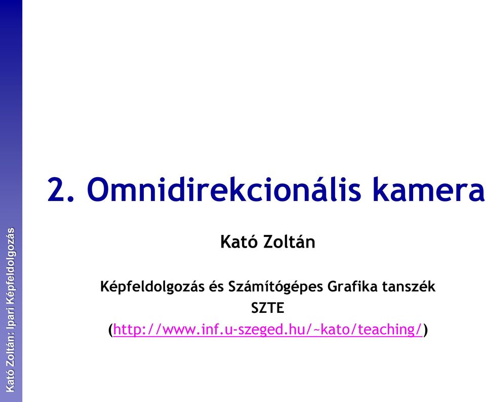 2. Omnidirekcionális kamera - PDF Free Download