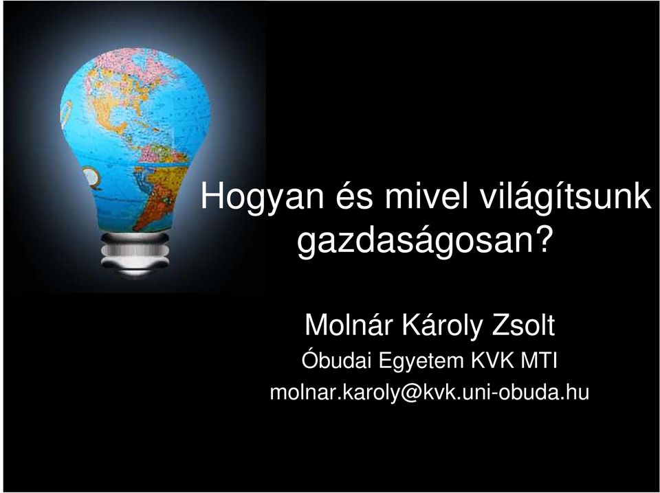 Molnár Károly Zsolt Óbudai