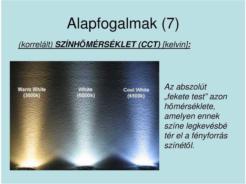 abszolút fekete test azon hőmérséklete,