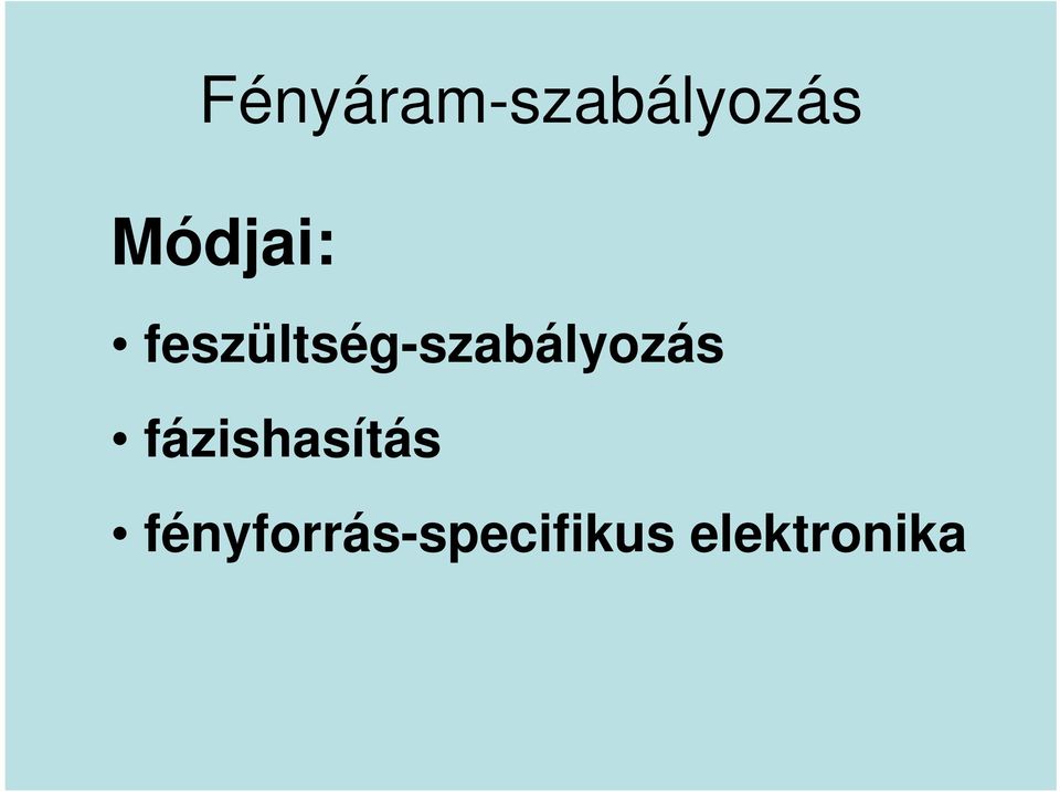 feszültség-szabályozás