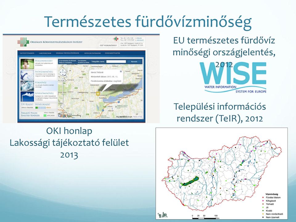 honlap Lakossági tájékoztató felület 2013