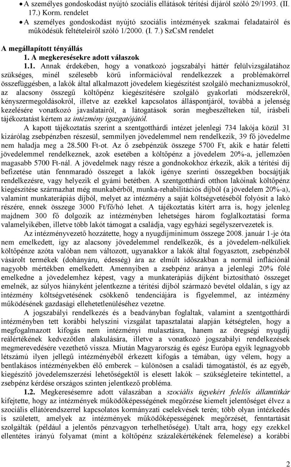 A megkeresésekre adott válaszok 1.