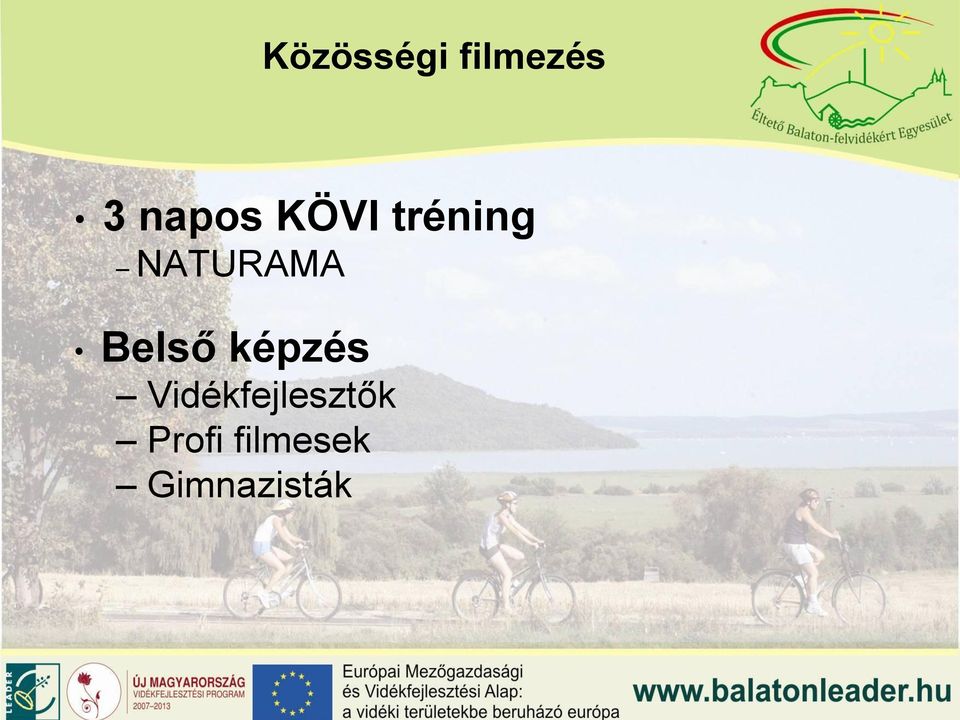 NATURAMA Belső képzés