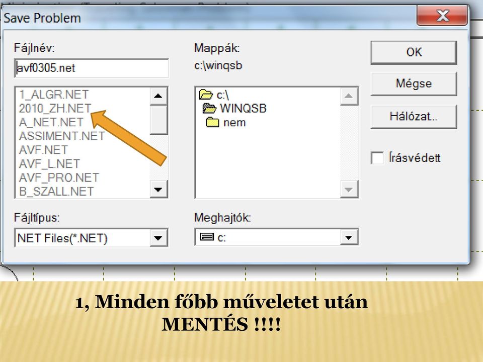 műveletet