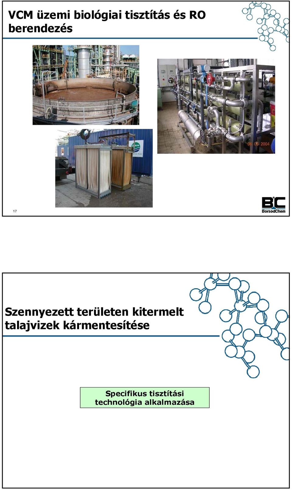 kitermelt talajvizek kármentesítése