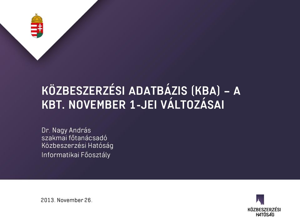 Nagy András szakmai főtanácsadó