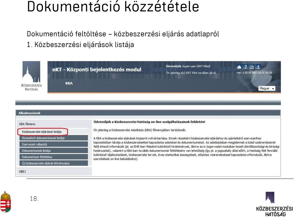 közbeszerzési eljárás