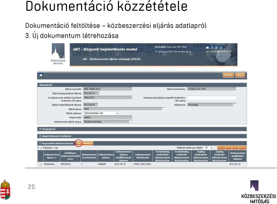 közbeszerzési eljárás