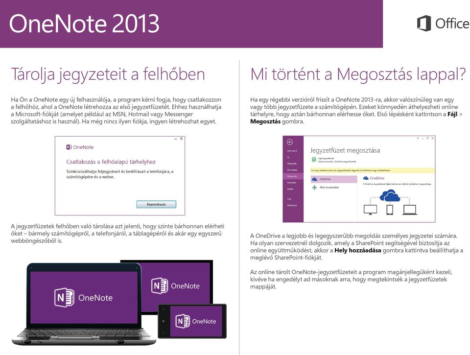 Ha egy régebbi verzióról frissít a OneNote 2013-ra, akkor valószínűleg van egy vagy több jegyzetfüzete a számítógépén.