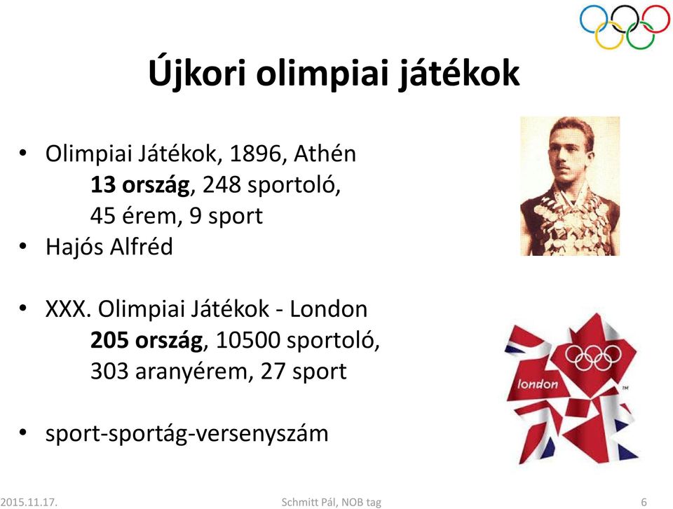 Olimpiai Játékok - London 205 ország, 10500 sportoló, 303