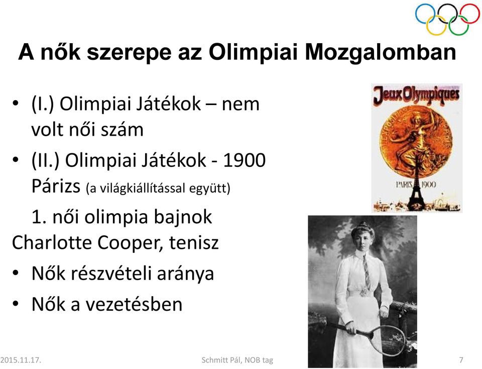 ) Olimpiai Játékok - 1900 Párizs (a világkiállítással együtt) 1.