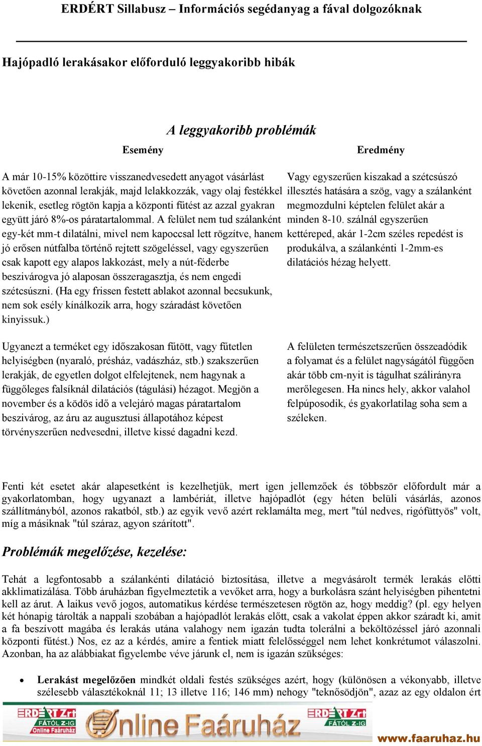 a együtt járó 8%-os páratartalommal. A felület nem tud szálanként minden 8-10.