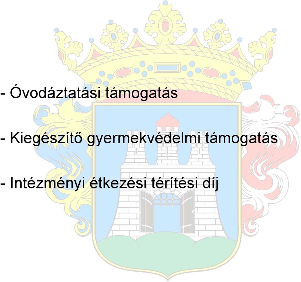 gyermekvédelmi támogatás