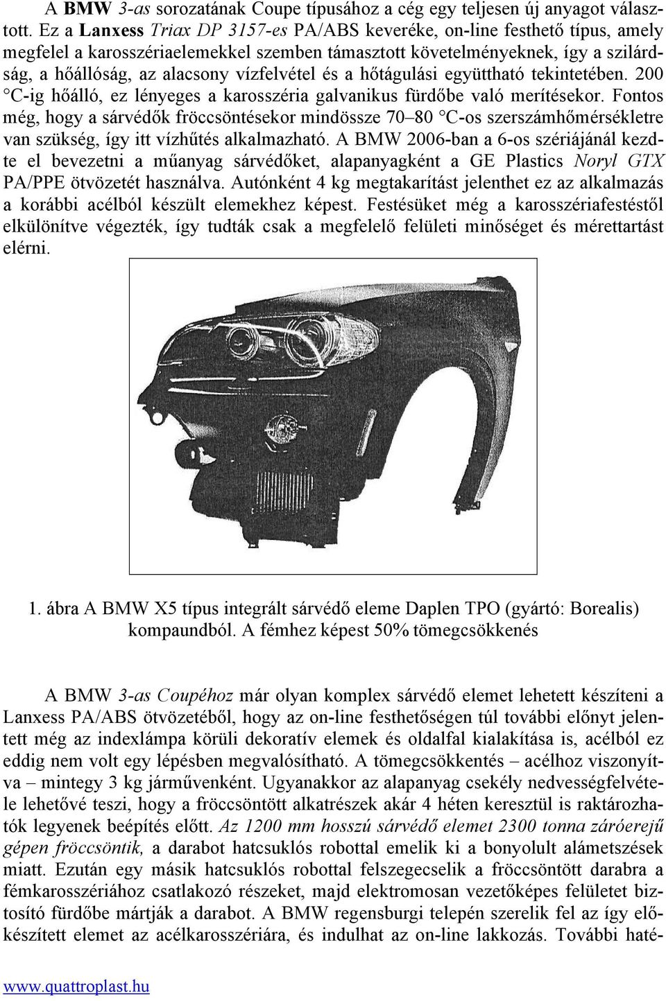 MŰANYAGOK ALKALMAZÁSA - PDF Ingyenes letöltés