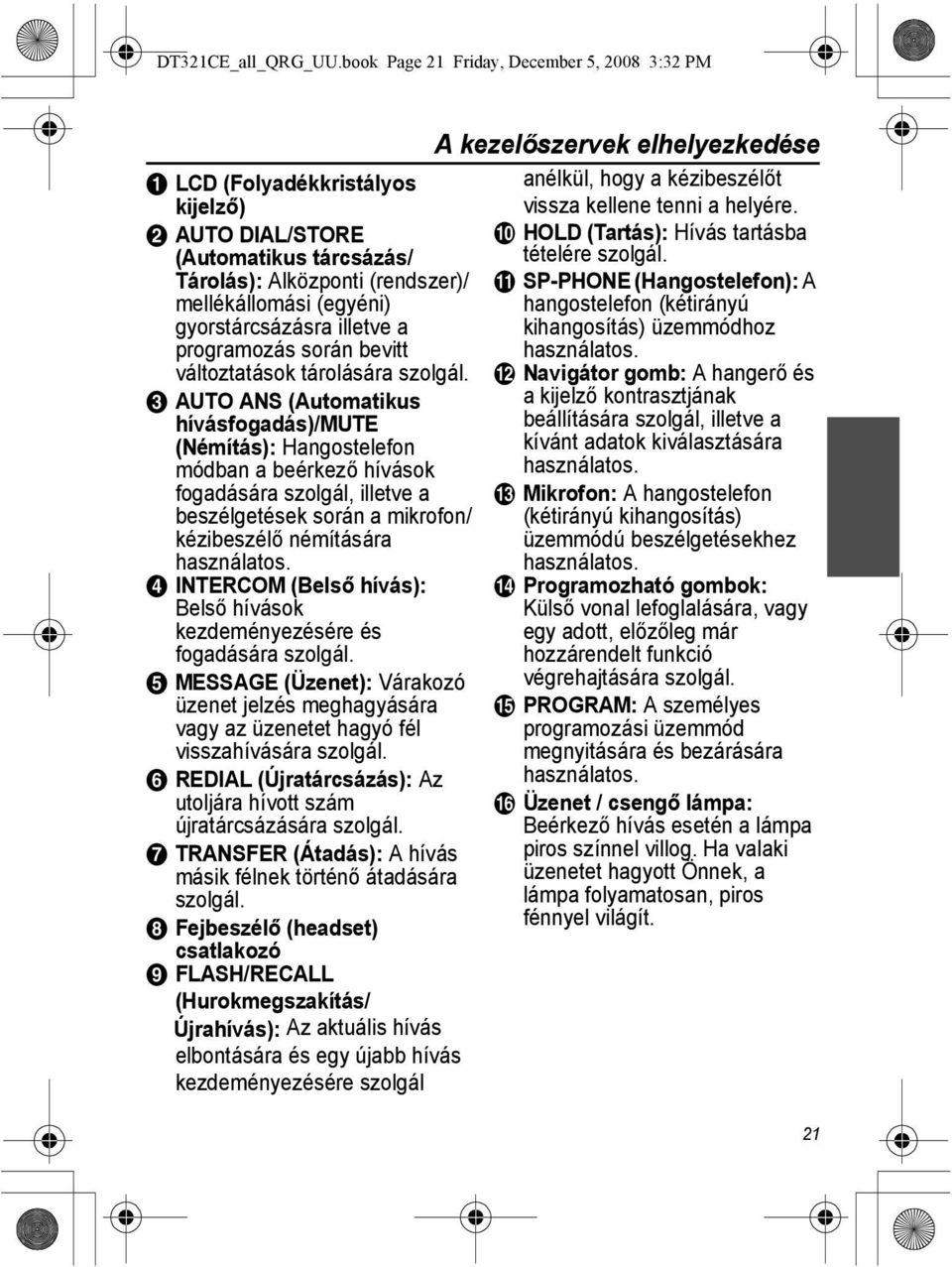 Tárolás): Alközponti (rendszer)/ K SP-PHONE (Hangostelefon): A mellékállomási (egyéni) hangostelefon (kétirányú gyorstárcsázásra illetve a kihangosítás) üzemmódhoz programozás során bevitt