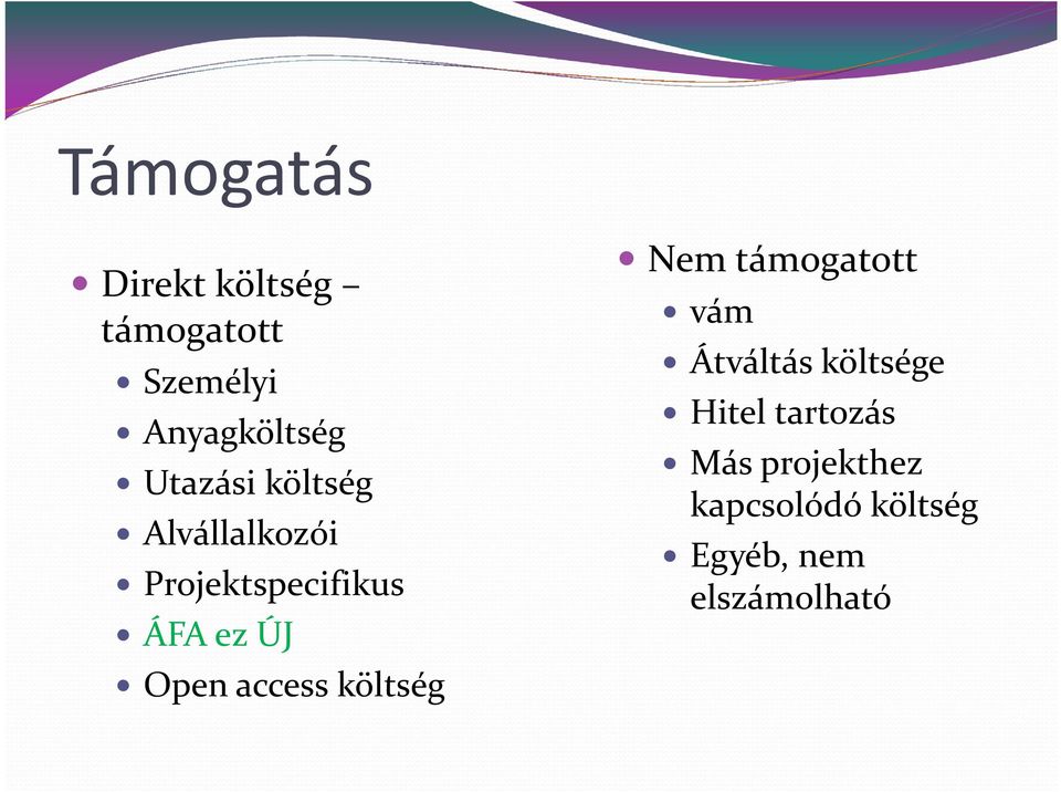 Open access költség Nem támogatott vám Átváltás költsége