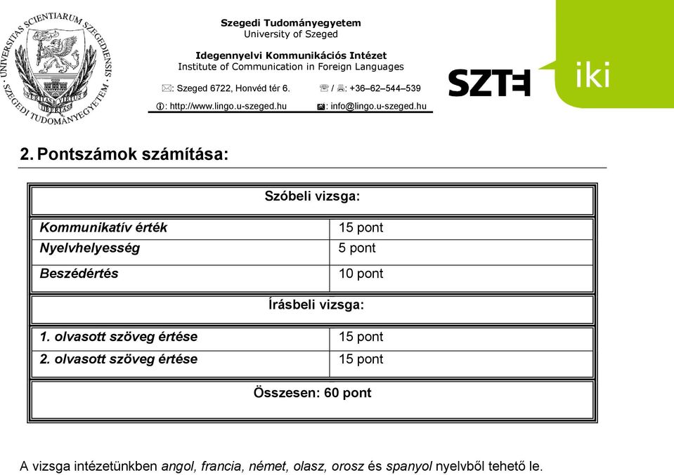 olvasott szöveg értése 15 pont 2.