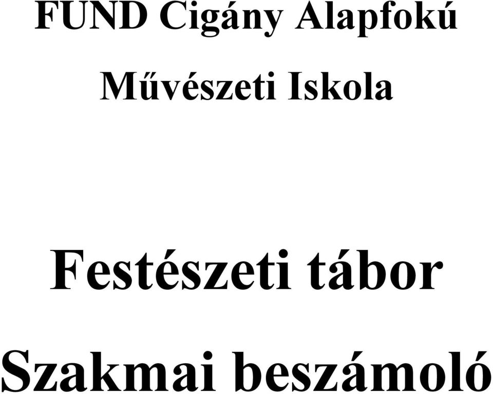 Művészeti Iskola
