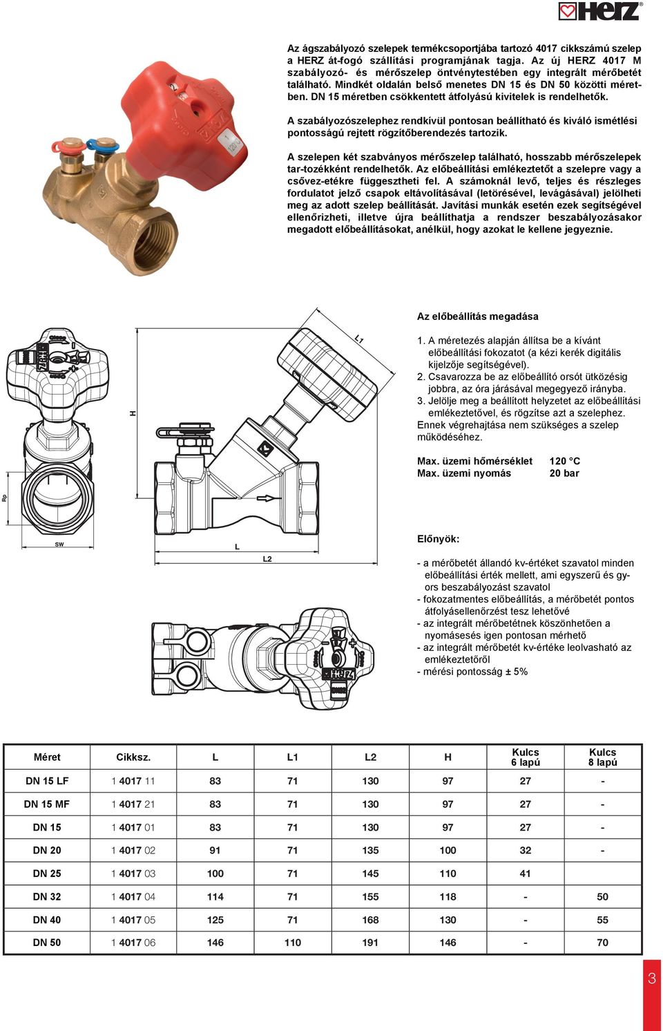 HERZ strangszabályozó szelepek - PDF Free Download