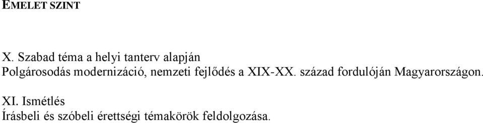 XIX-XX. század fordulóján Magyarországon. XI.