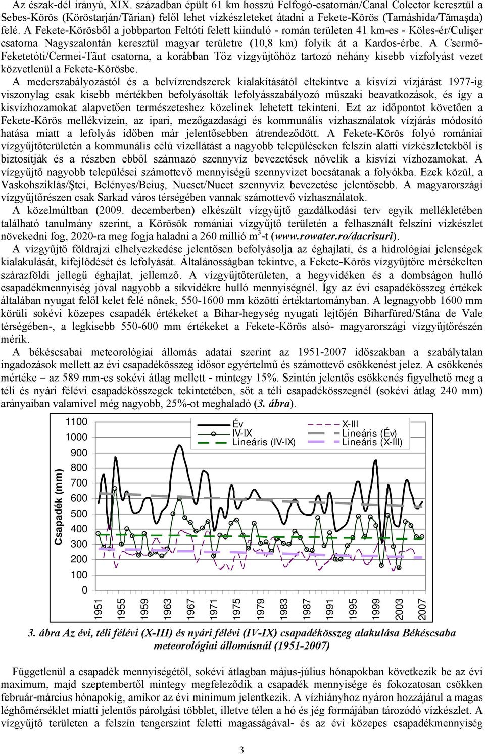 A Fekete-Körösből a jobbparton Feltóti felett kiinduló - román területen 1 km-es - Köles-ér/Culişer csatorna Nagyszalontán keresztül magyar területre (1, km) folyik át a Kardos-érbe.