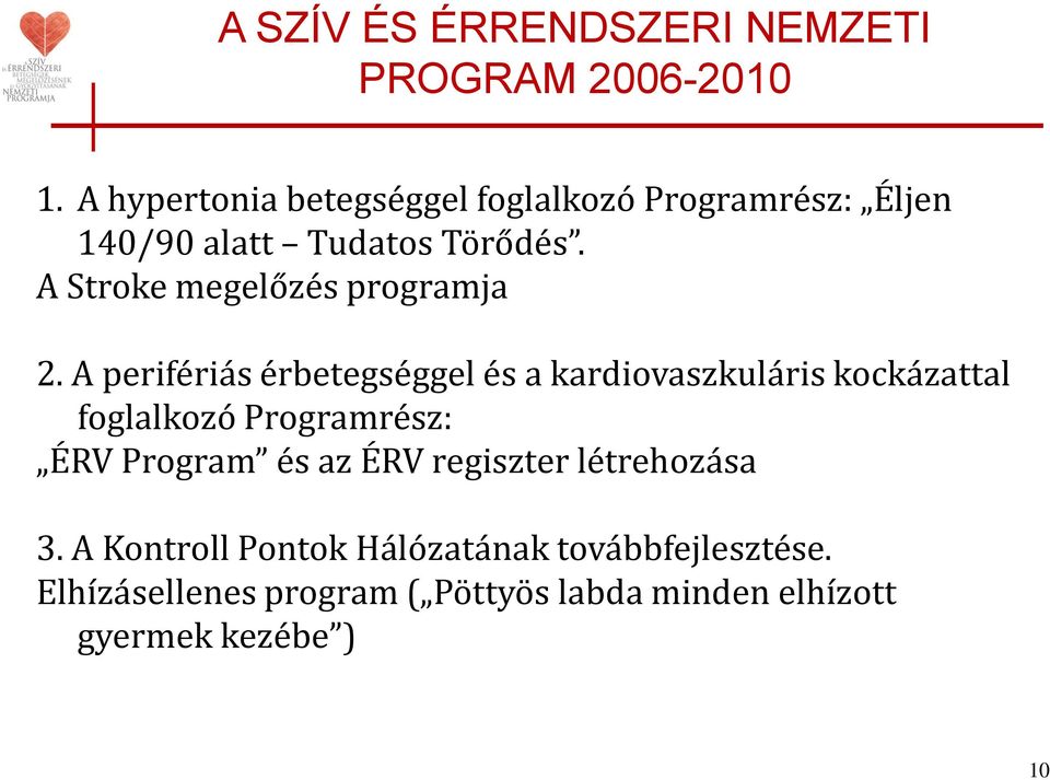 A Stroke megelőzés programja 2.