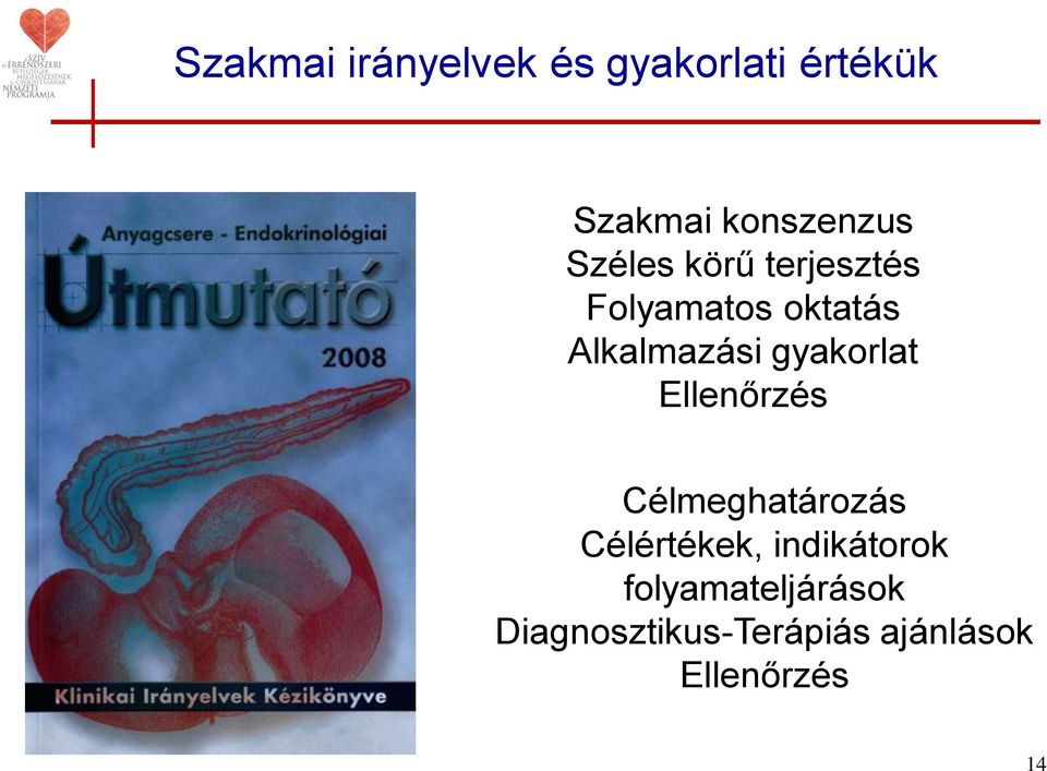 gyakorlat Ellenőrzés Célmeghatározás Célértékek,