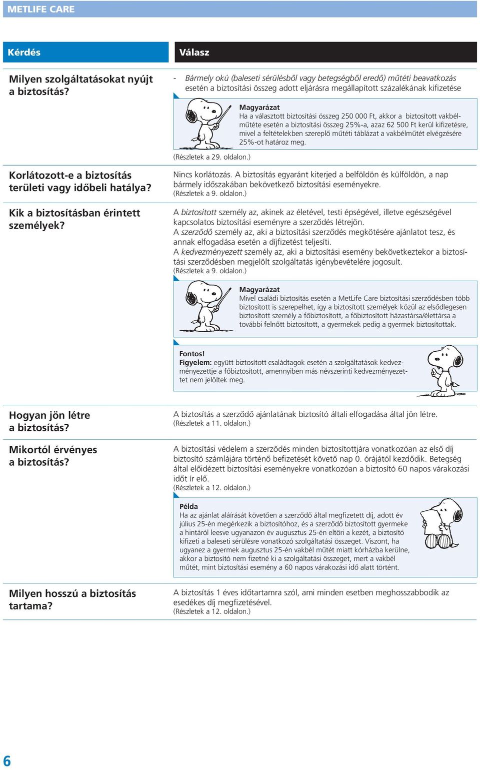 ) Magyarázat Ha a választott biztosítási összeg 250 000 Ft, akkor a biztosított vakbélműtéte esetén a biztosítási összeg 25%-a, azaz 62 500 Ft kerül kifizetésre, mivel a feltételekben szereplő műtéti