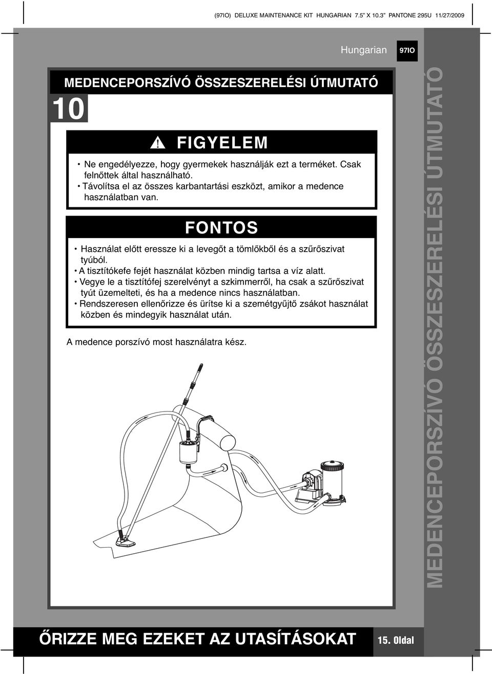 Luxus karbantartási készlet - PDF Free Download