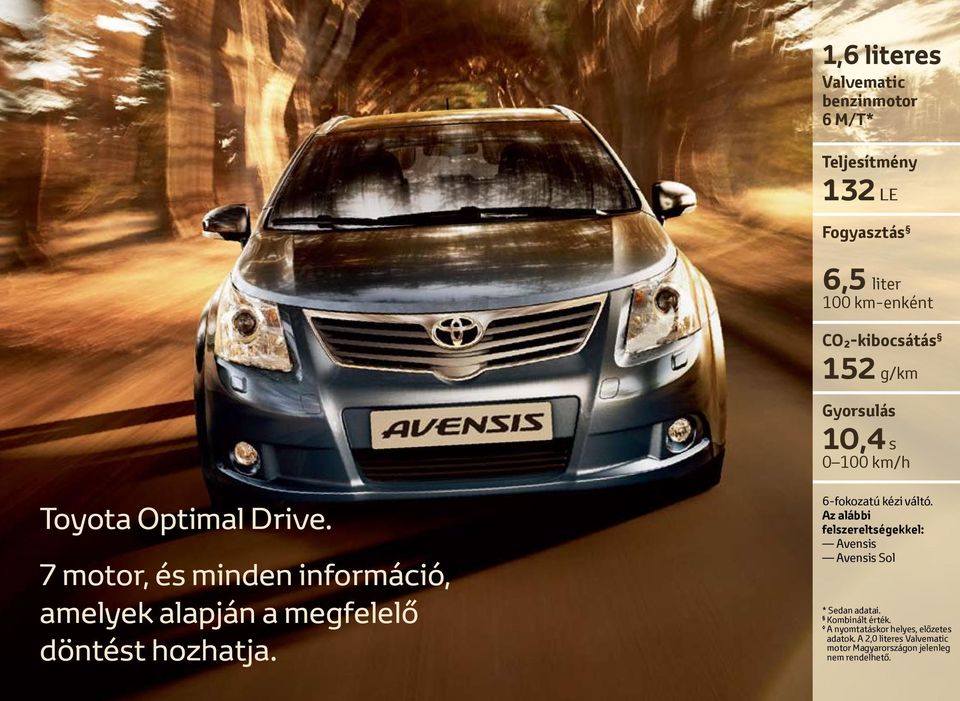 7 motor, és minden információ, amelyek alapján a megfelelő döntést hozhatja. 6-fokozatú kézi váltó.