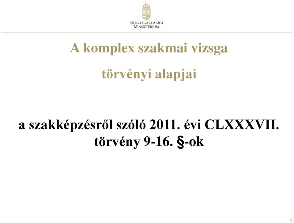 szakképzésről szóló 2011.