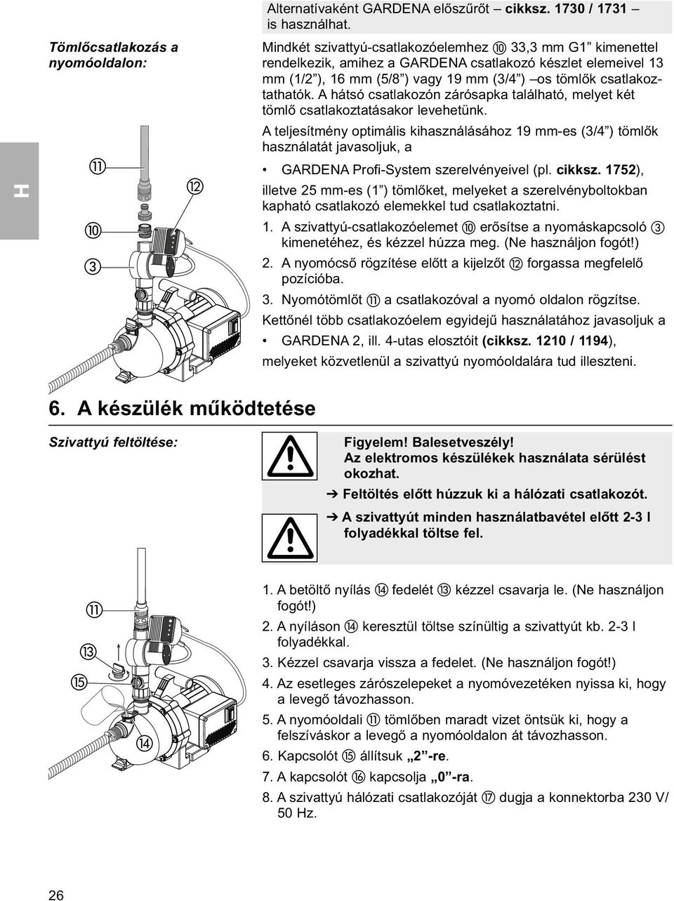 GARDENA kerti szivattyú 3000/4 electronic plus - PDF Free Download