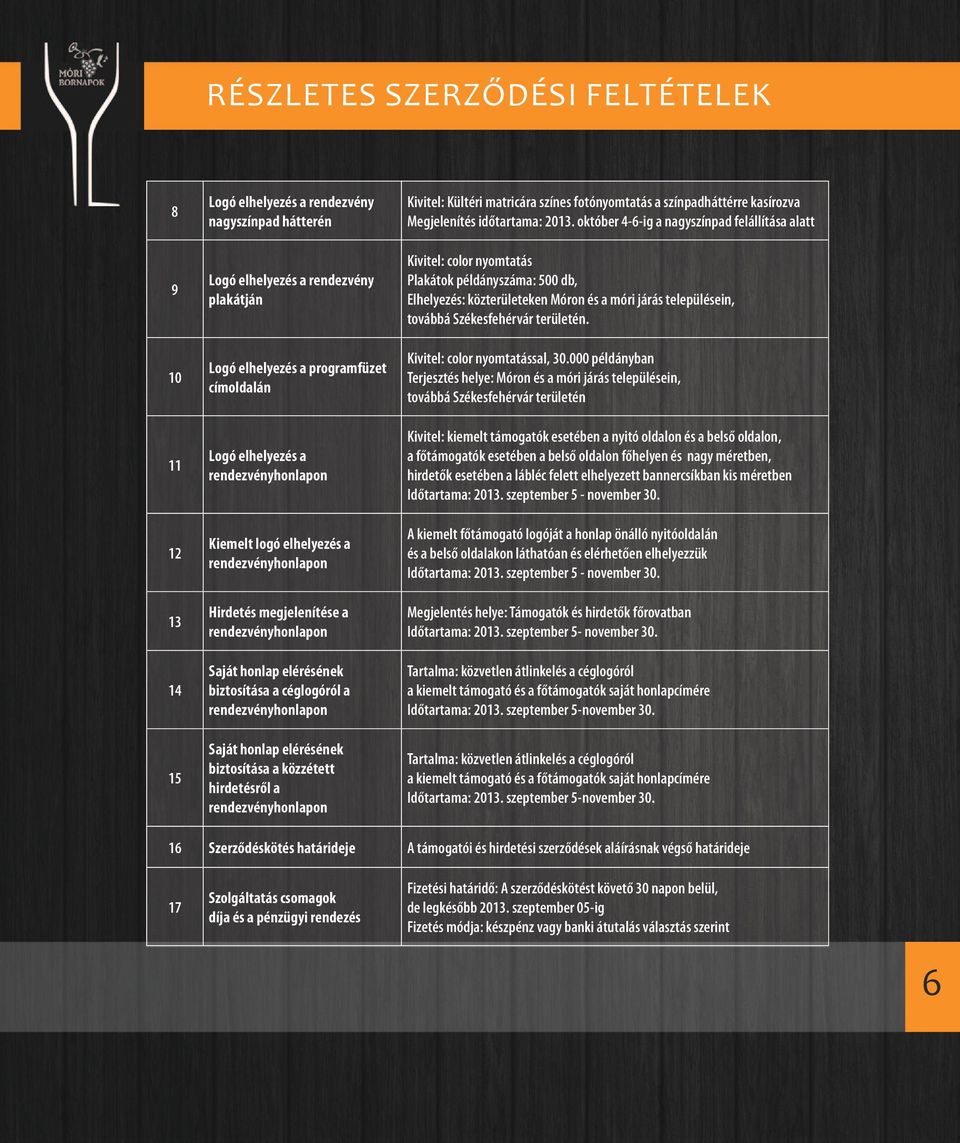 matricára színes fotónyomtatás a színpadháttérre kasírozva Megjelenítés időtartama: 2013.