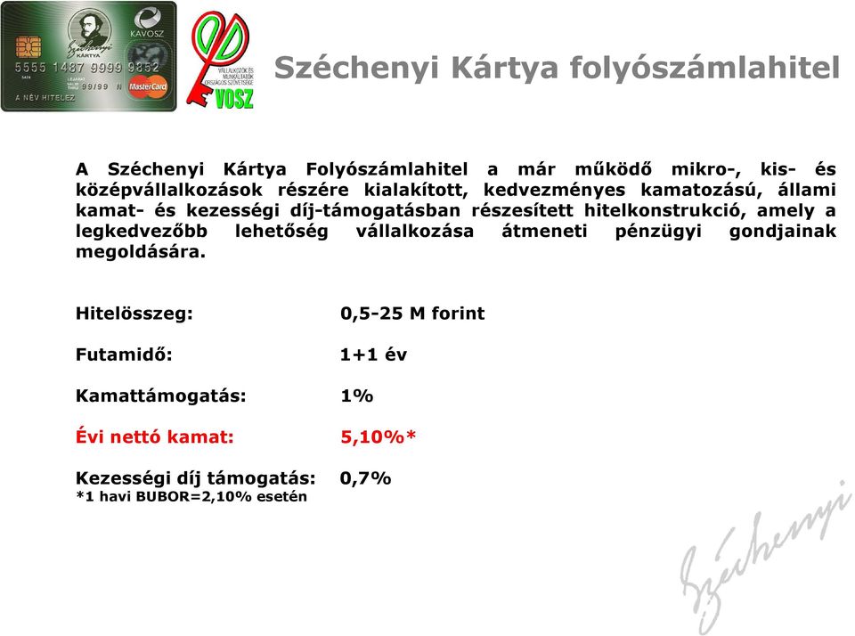 hitelkonstrukció, amely a legkedvezőbb lehetőség vállalkozása átmeneti pénzügyi gondjainak megoldására.