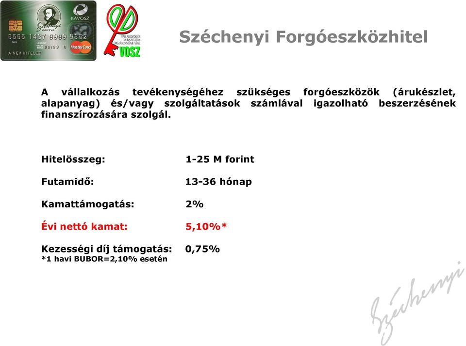 finanszírozására szolgál.