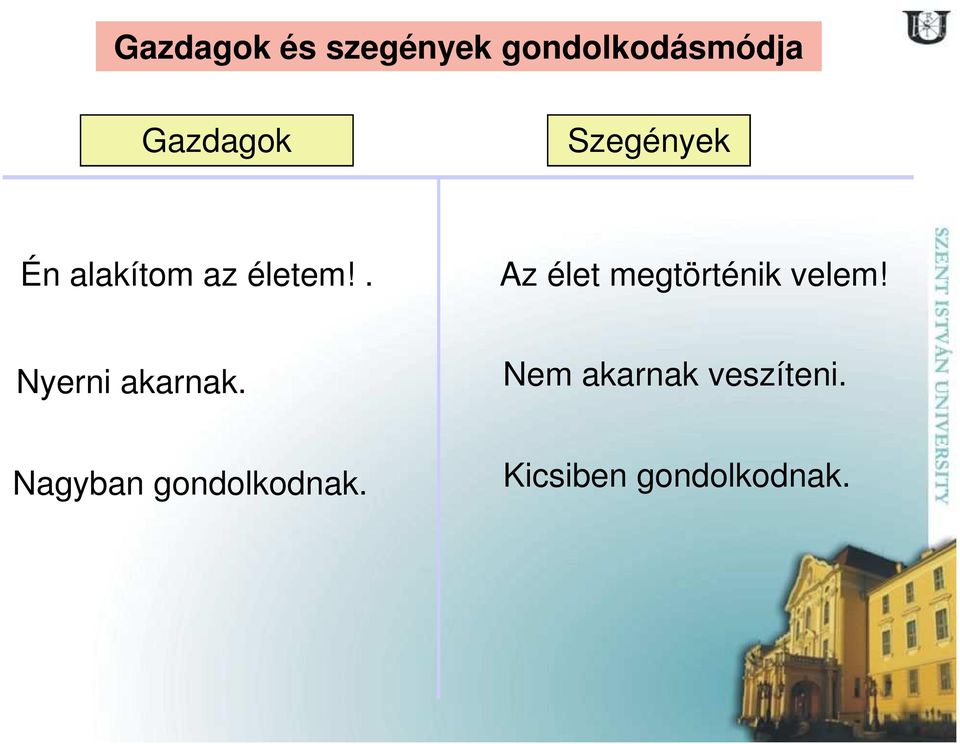 . Az élet megtörténik velem! Nyerni akarnak.