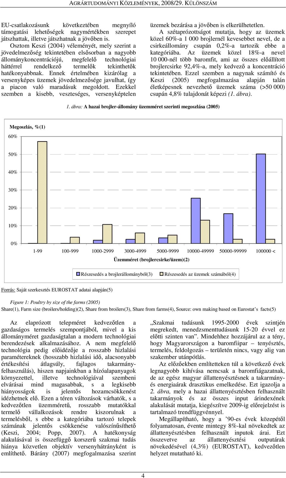 Ennek értelmében kizárólag a versenyképes üzemek jövedelmezısége javulhat, így a piacon való maradásuk megoldott.