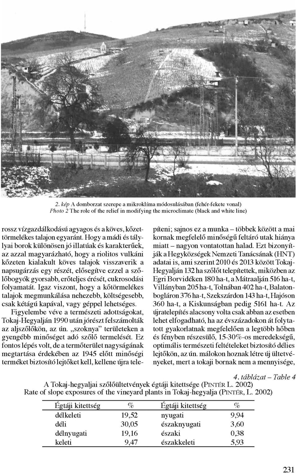 Hogy a mádi és tálylyai borok különösen jó illatúak és karakterűek, az azzal magyarázható, hogy a riolitos vulkáni kőzeten kialakult köves talajok visszaverik a napsugárzás egy részét, elősegítve