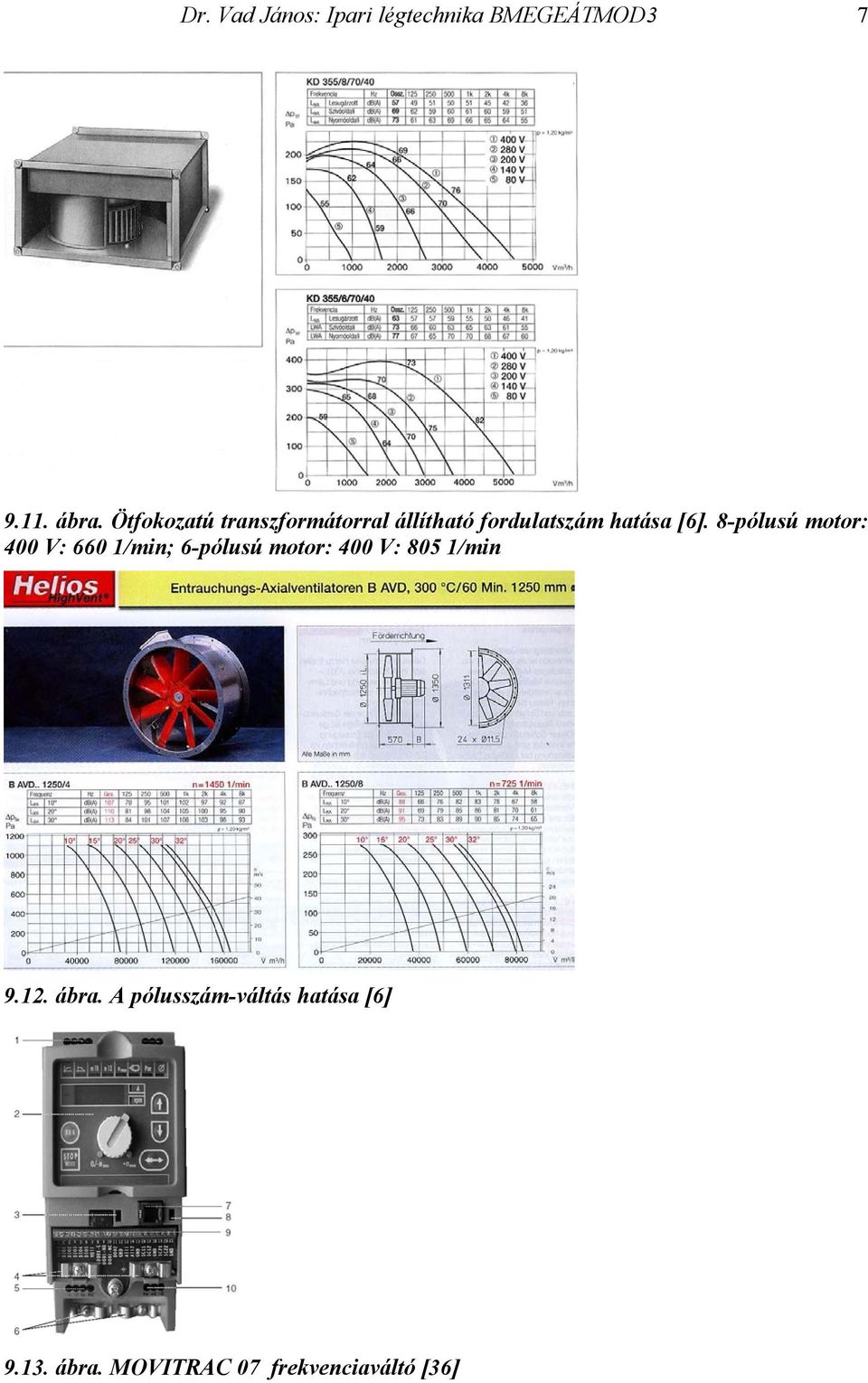 8-pólusú motor: 4 V: 66 1/min; 6-pólusú motor: 4 V: 85 1/min 9.12.