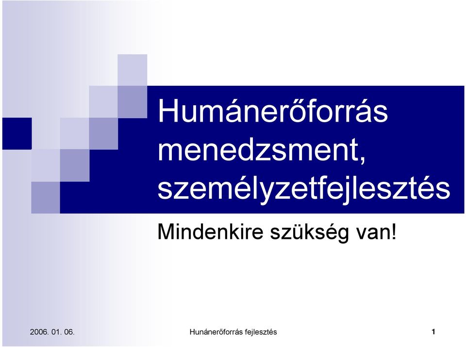 személyzetfejlesztés